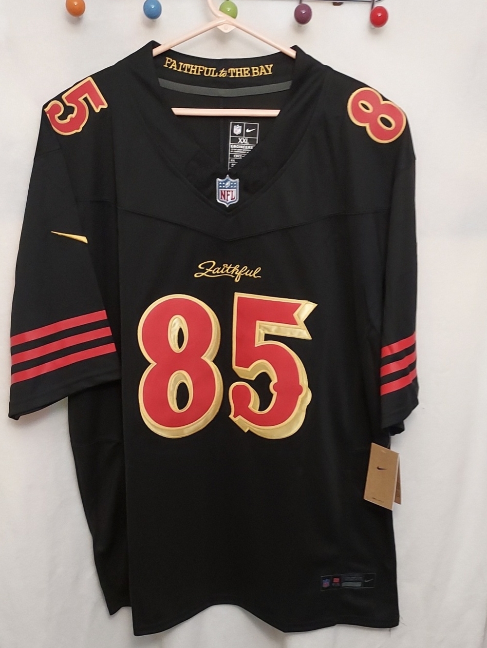 Nike 49ers #85 Kittle Jersey